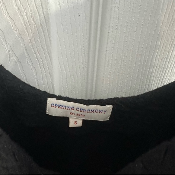 Opening Ceremony Dress Mini Bodycon Fitted Black Cocktail Party Sexy Size Small - Picture 5 of 6